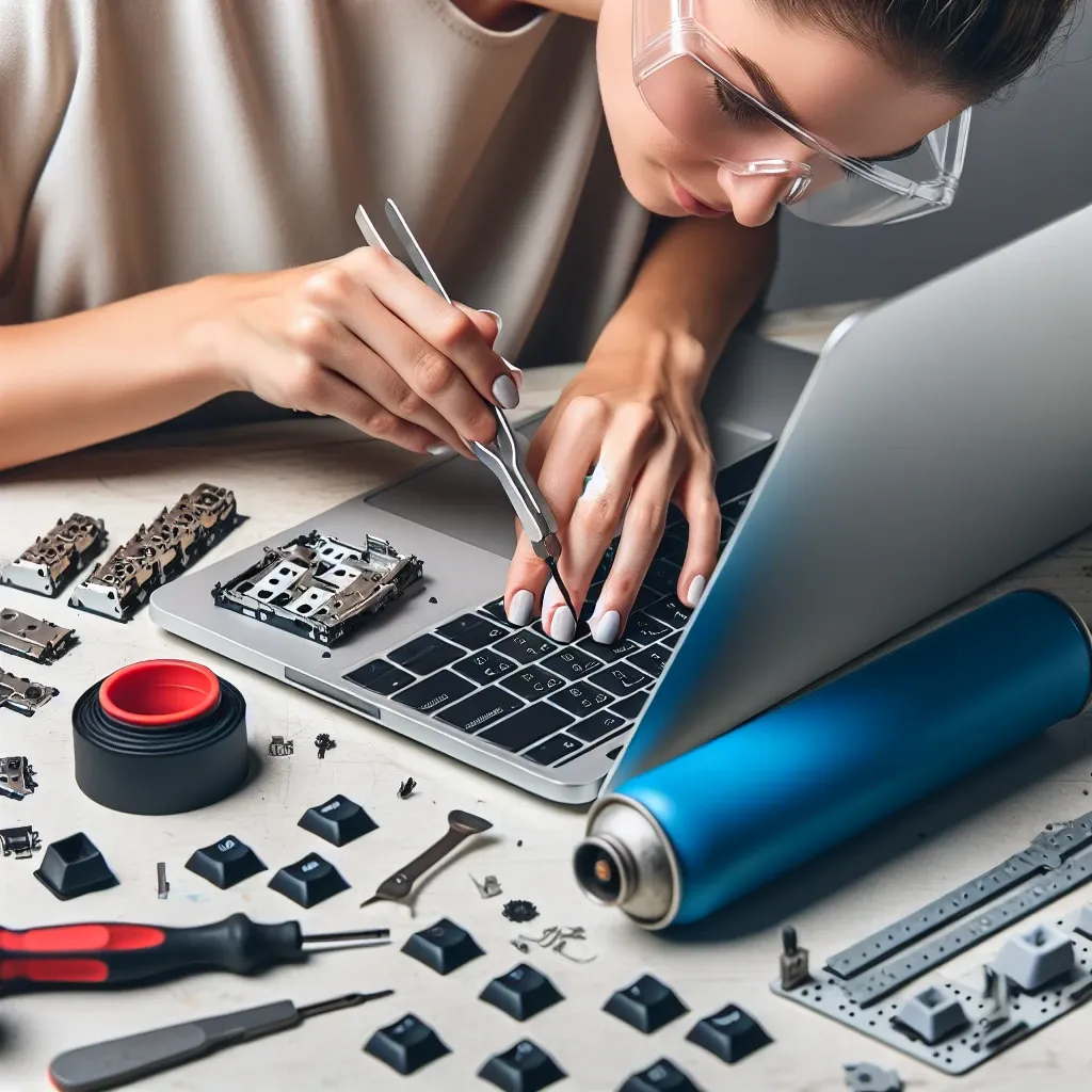 Steps to Replacing or Fixing a Dell Laptop Keyboard Key