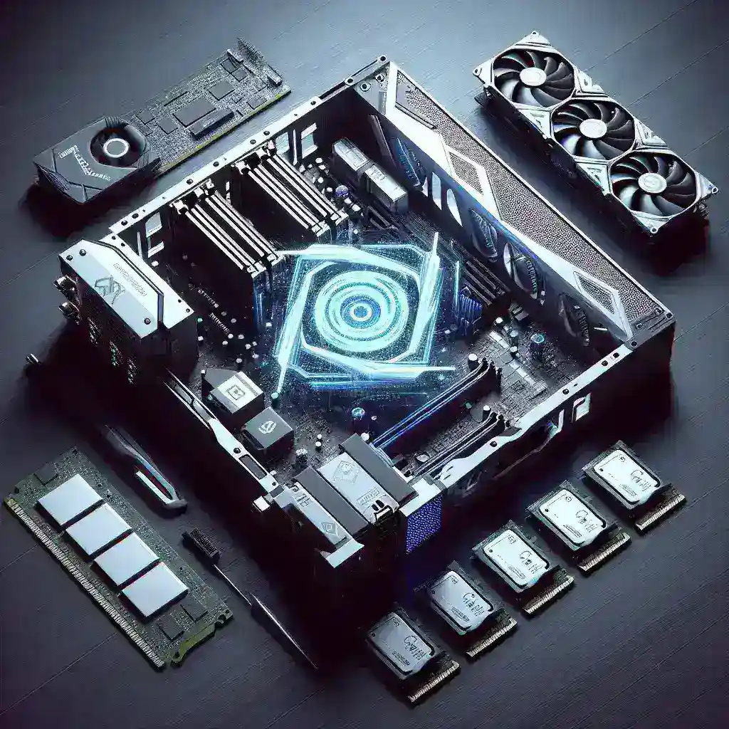 How do gaming PCs optimize for procedural content generation?