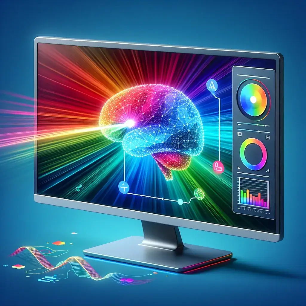 How do monitors with AI-enhanced color accuracy maintain calibration ...
