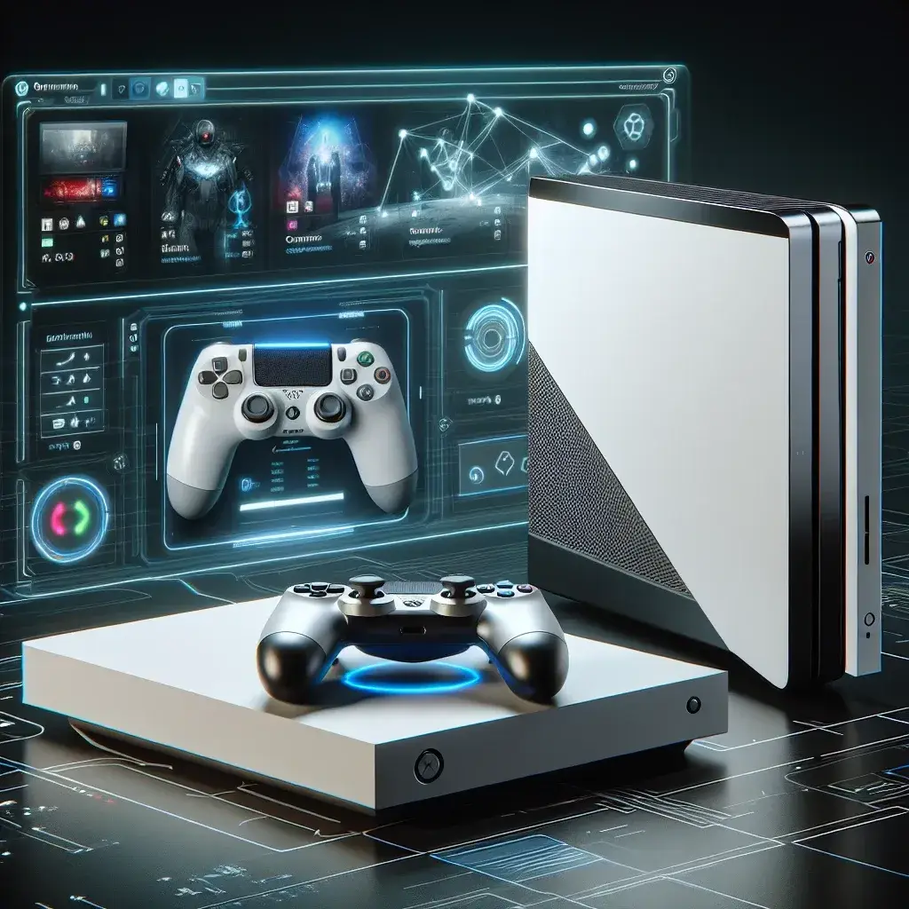 "PlayStation 5 console showcasing the new dynamic UI customization options in the latest Sony firmware update, highlighting enhanced user interface features and personalized gaming experience."