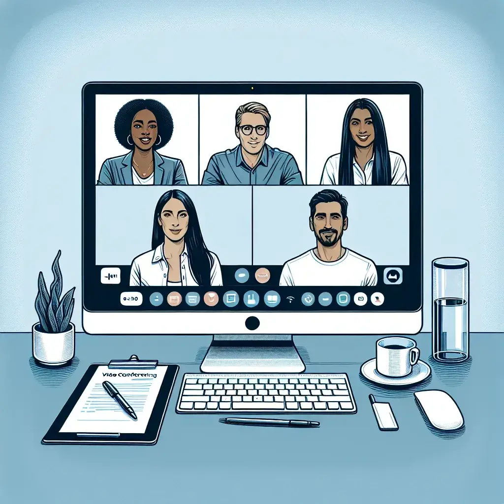 What is the ideal resolution for video conferencing?